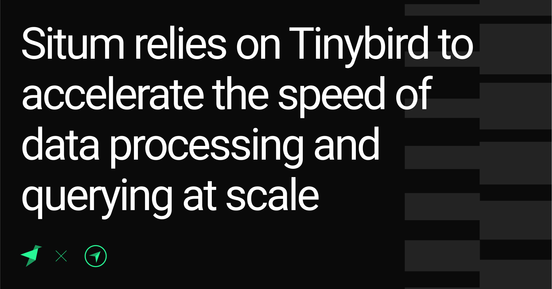 Situm relies on Tinybird to accelerate the speed of data processing and ...