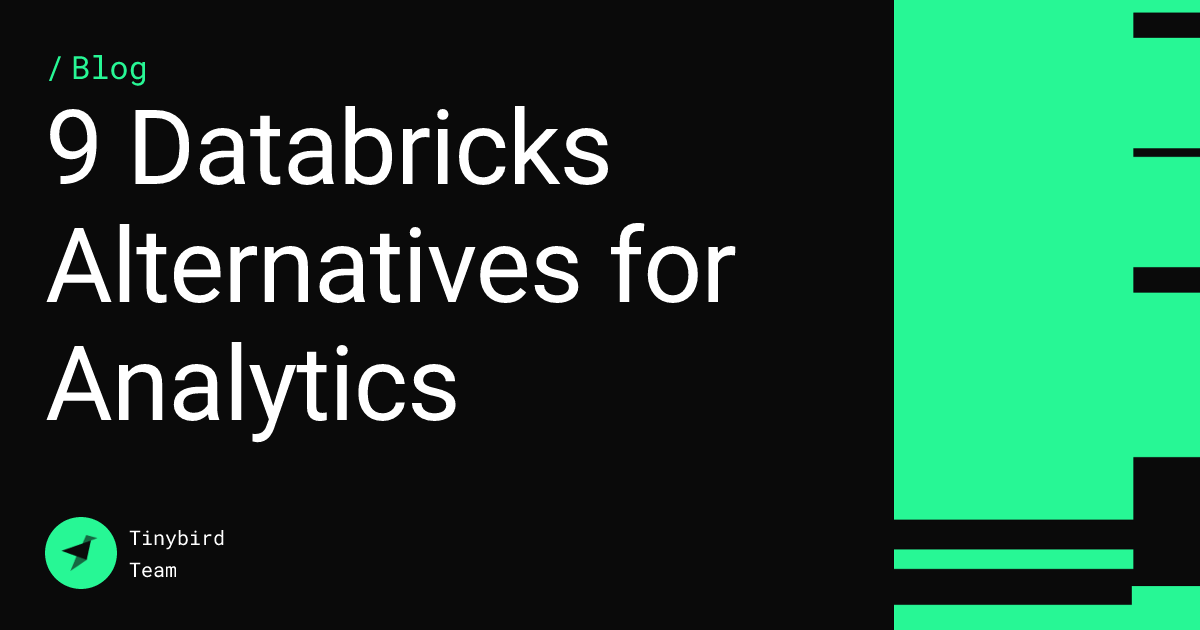 9 Databricks Alternatives Beyond Lakehouse Platforms