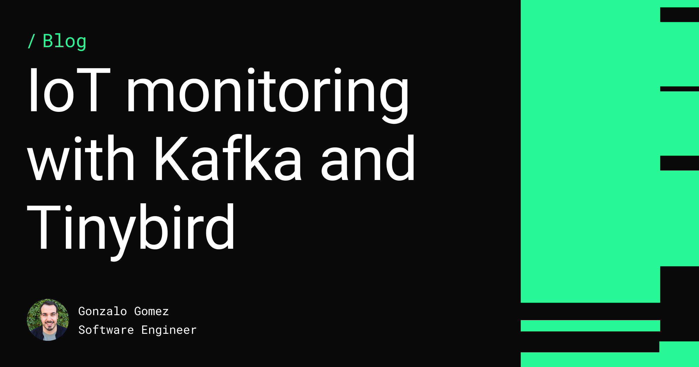 IoT monitoring with Kafka and Tinybird Feature image