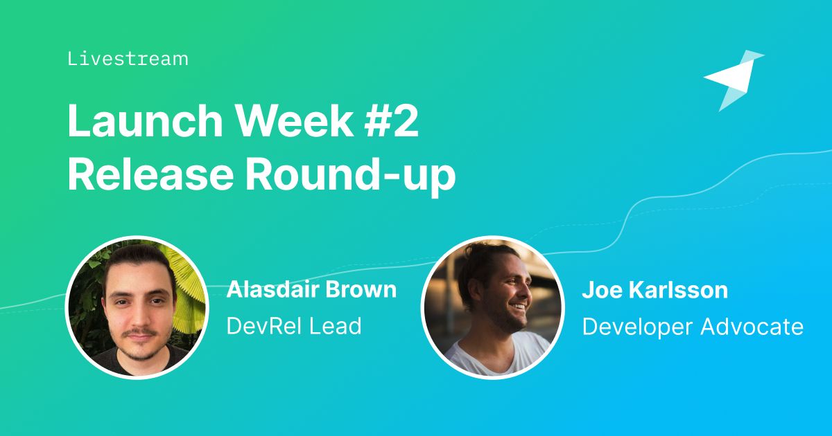 Tinybird Launch Week #2 Release Roundup - Click to register