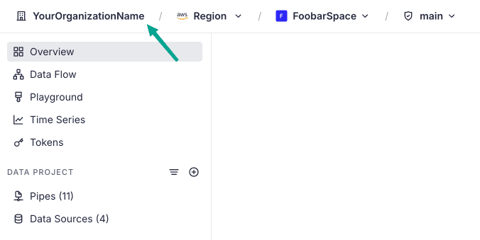 Organization settings