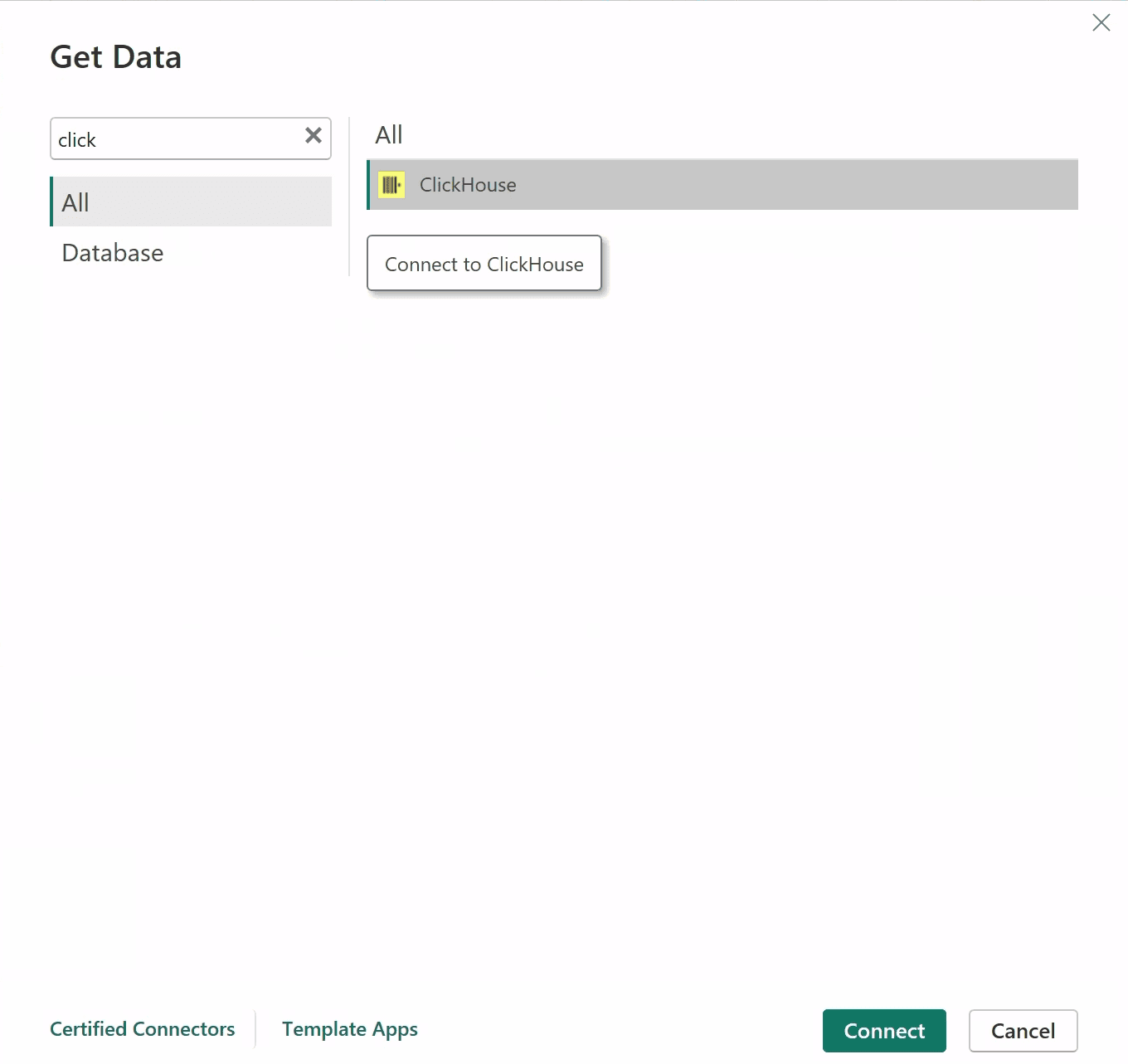 ClickHouse® connector configuration